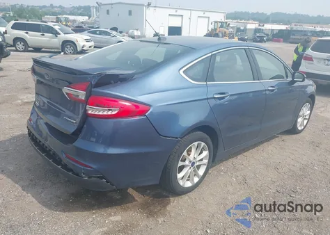 2019 Ford Fusion Energi Titanium из США, поврежденный, VIN 3FA6P0SU5KR228350